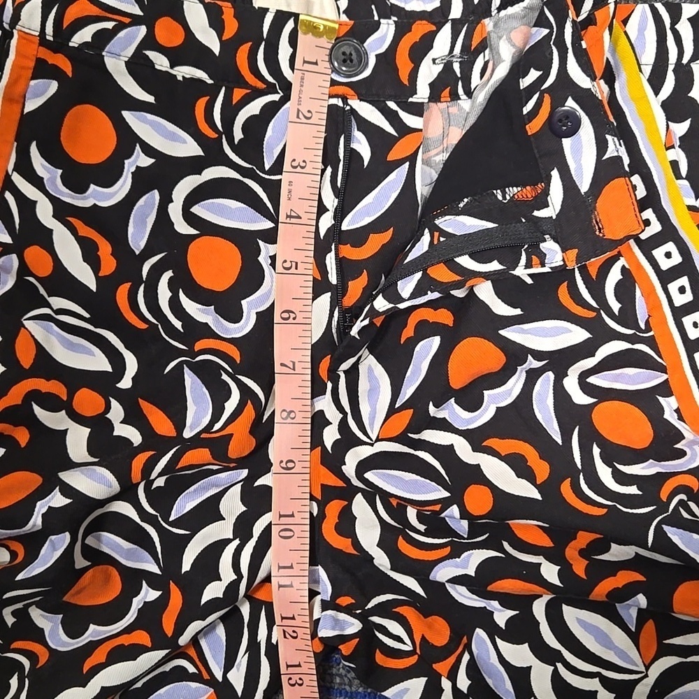 Anthropologie Breezy Straight Pant Red Motif Print Pants-Size 2 - Picture 17 of 17